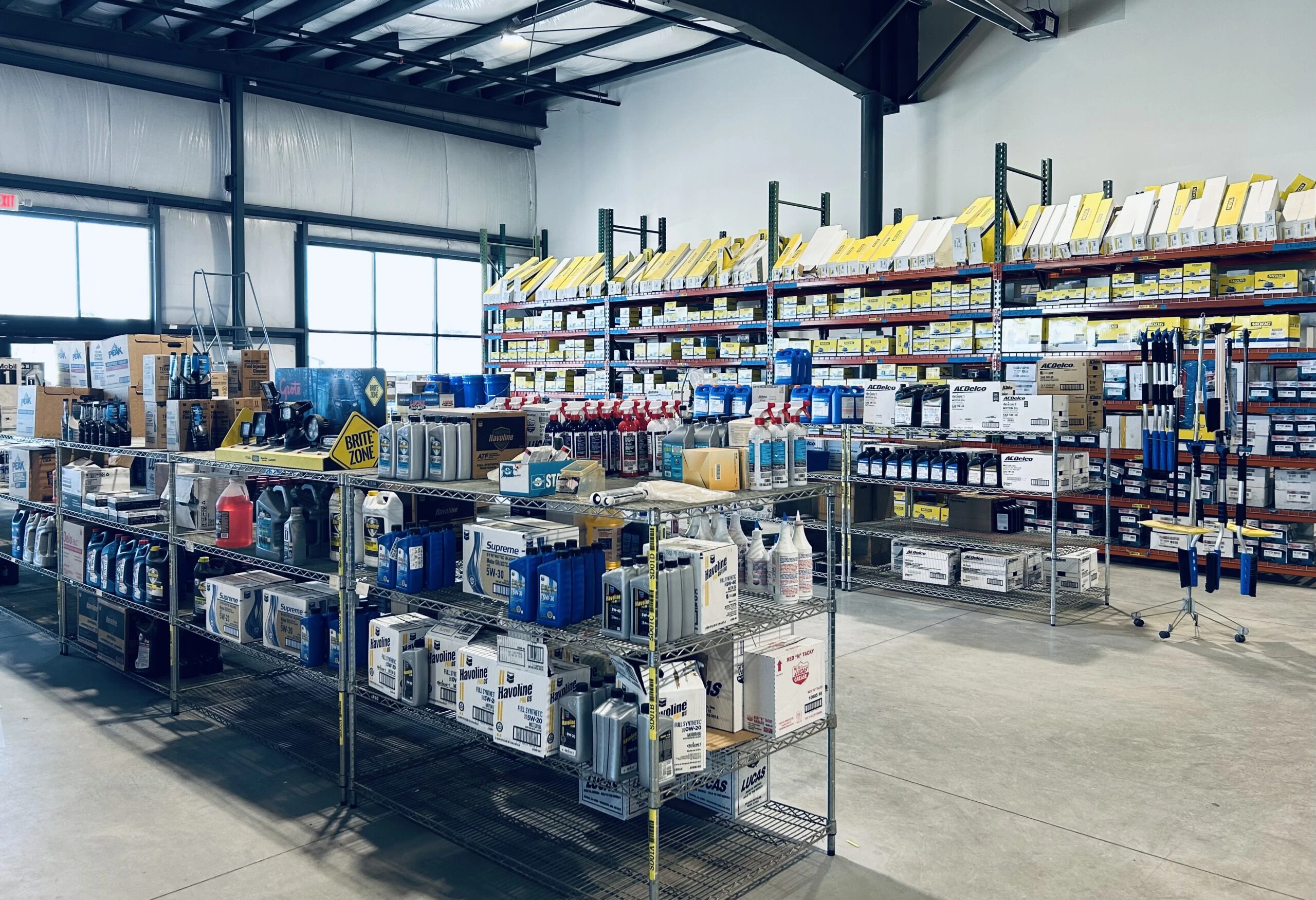 The sales floor at the United Auto Supply store in Utica.