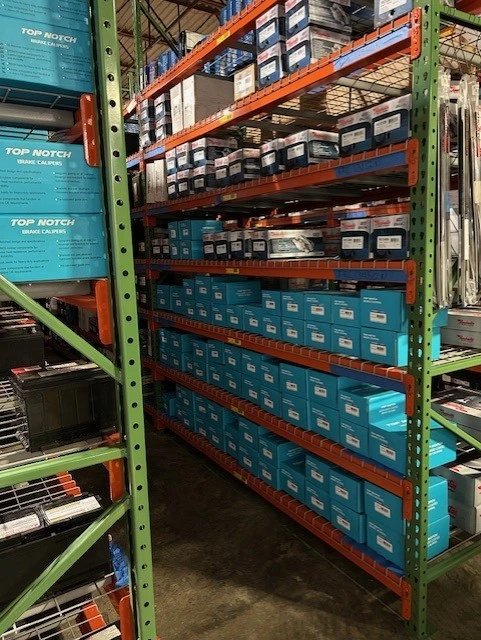 Inventory of auto part distributor United Auto Supply in Moon Township.
