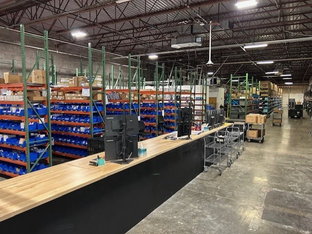 Sales floor of auto part distributor United Auto Supply in Moon Township.