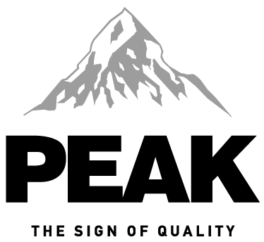 peak the sign of quality logo