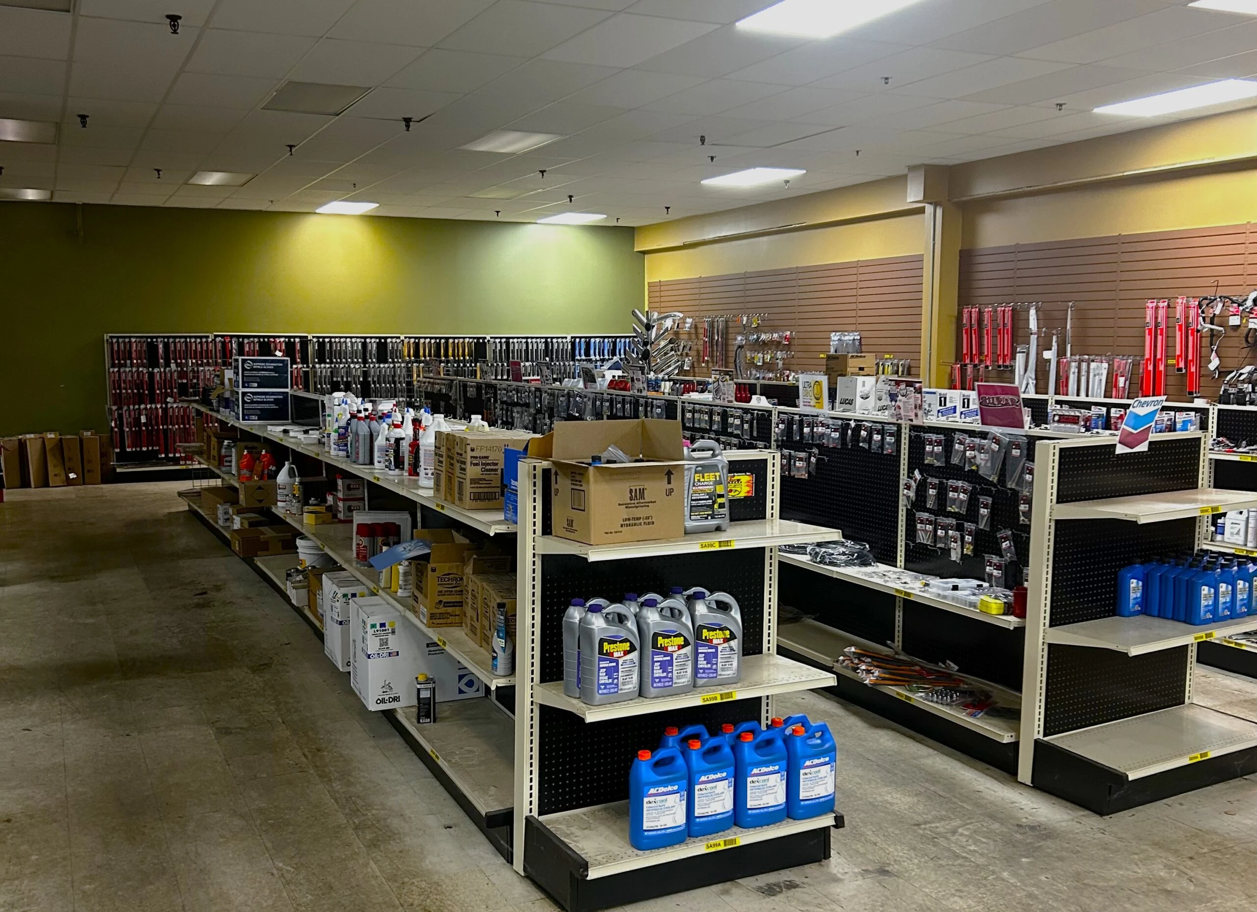 Inventory of auto part distributor United Auto Supply in Northfield