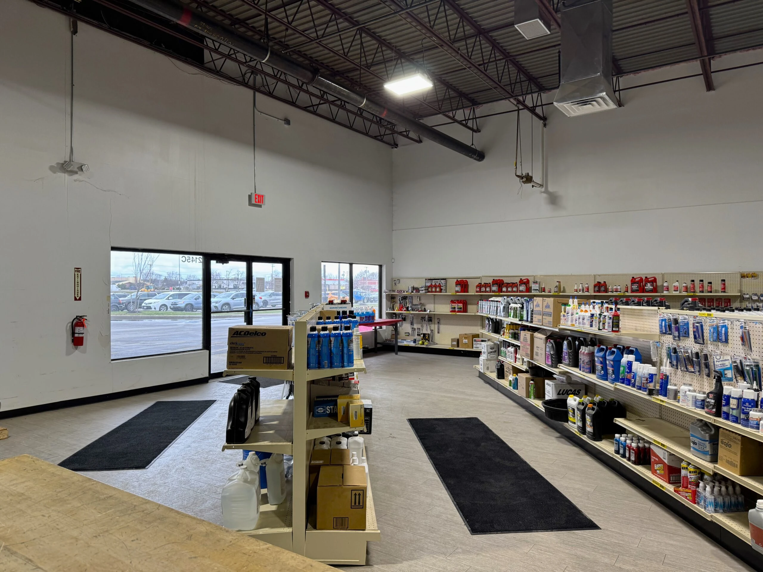Sales floor at the United Auto Supply Rochester.