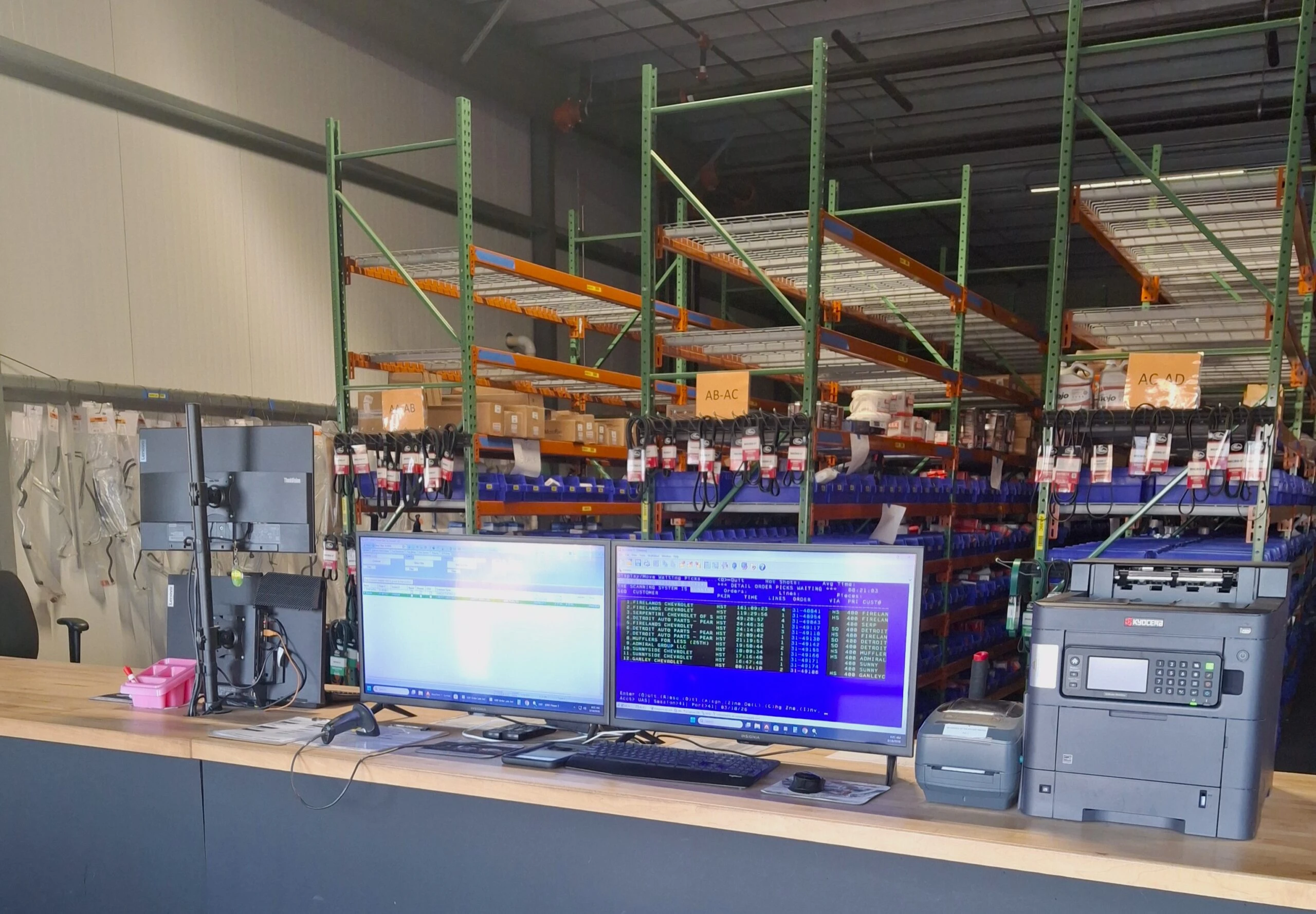 Sales floor of auto parts distributor United Auto Supply in Cleveland West.