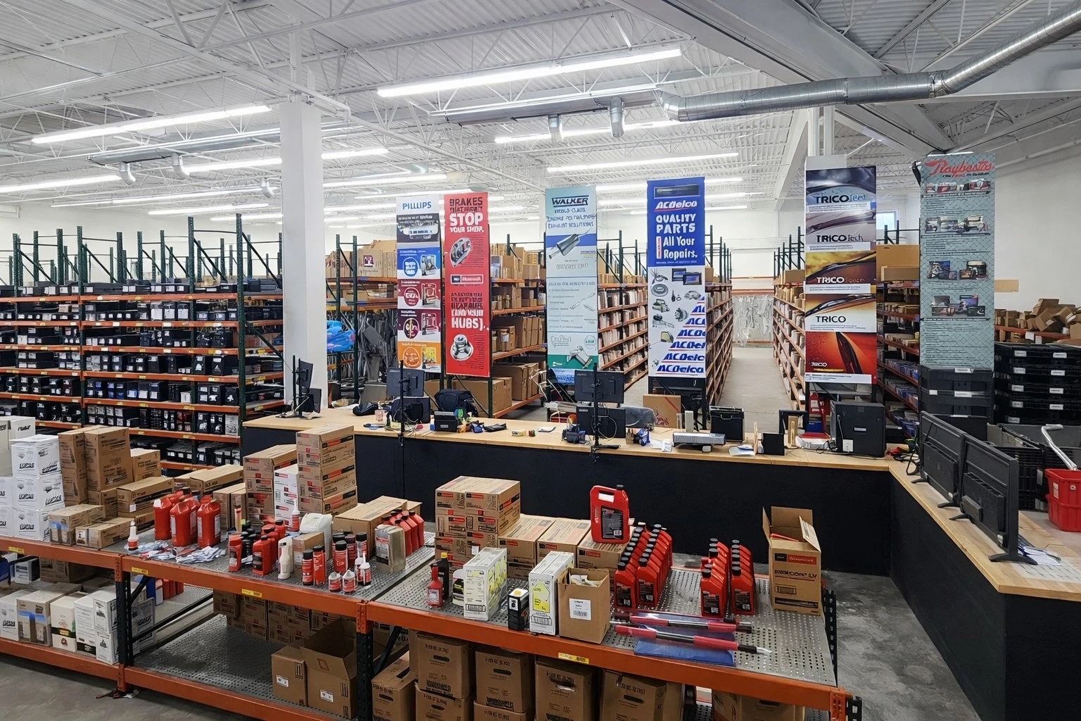 Auto Parts inventory stocked at United Auto Supply Henrietta.
