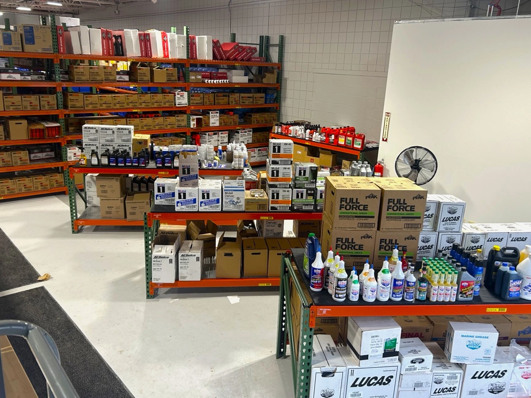 The sales floor of Orchard Park branch, displaying the everyday products customers might need.