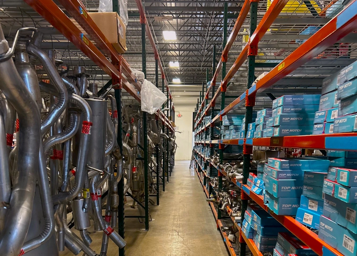 Inventory of auto part distributor United Auto Supply in Cleveland East.